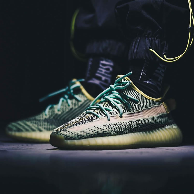Adidas Yeezy Boost 350 V2 Yeezreel Non Reflective On Feet Release Date Fw5191 (3) - www.newkick.vip