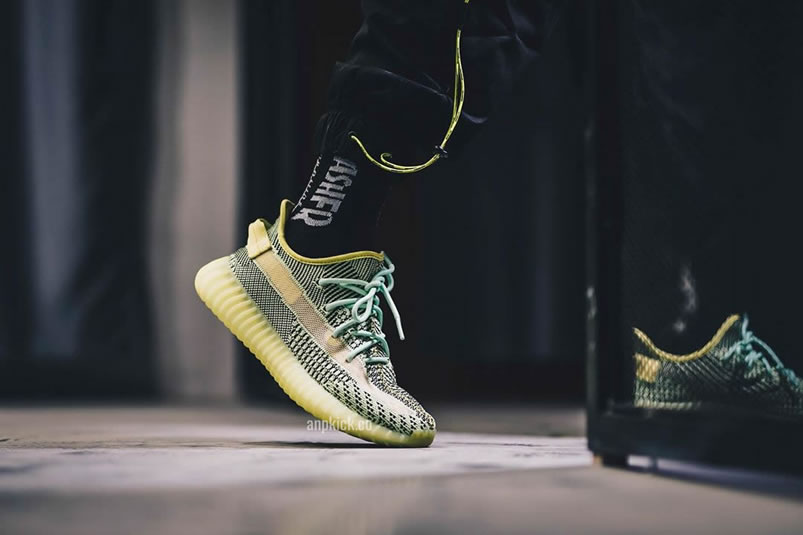 Adidas Yeezy Boost 350 V2 Yeezreel Non Reflective On Feet Release Date Fw5191 (7) - www.newkick.vip