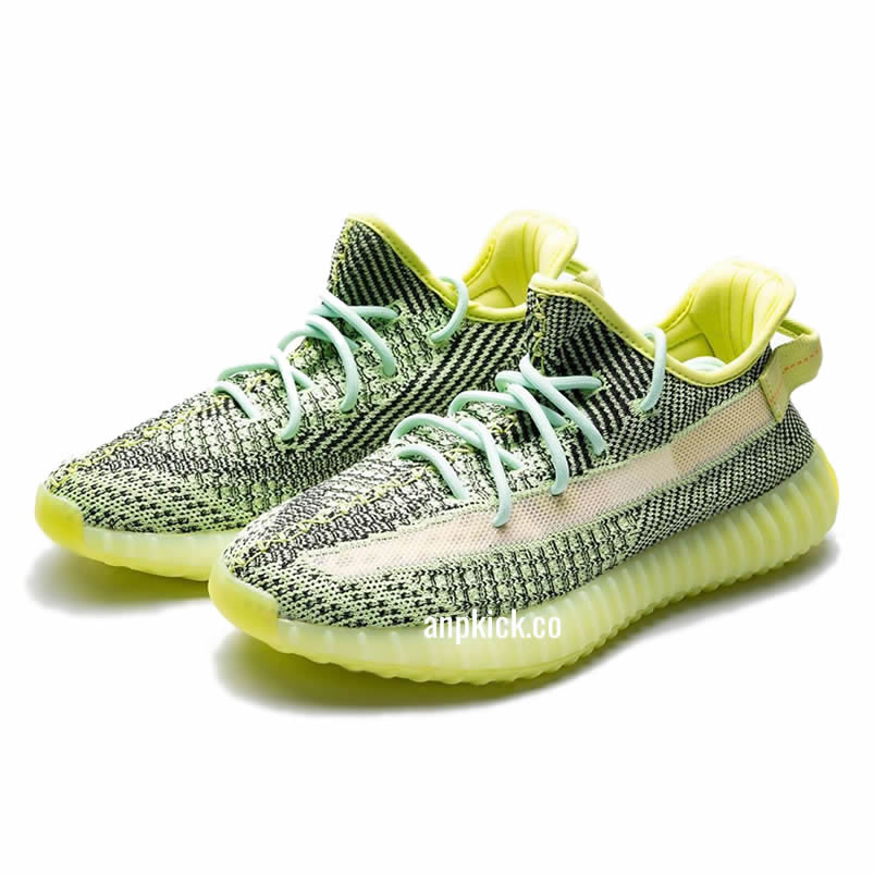 Adidas Yeezy Boost 350 V2 Yeezreel Reflective Green Black Release Date Fw4130 (11) - www.newkick.vip