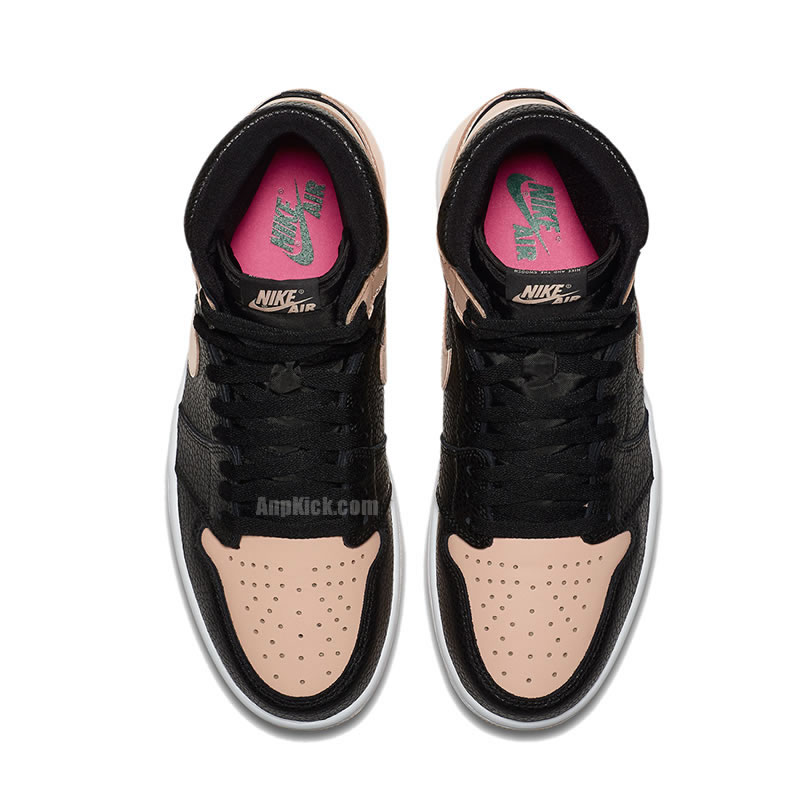 Air Jordan 1 Crimson Tint Hyper Pink Black 555088 081 (3) - www.newkick.vip