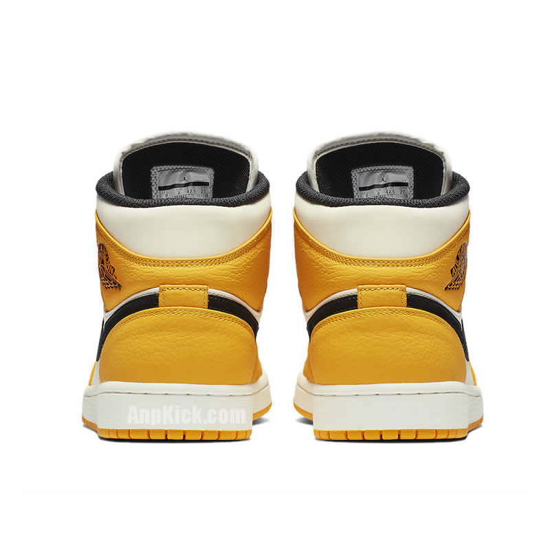 Air Jordan 1 Mid 2019 Lakers Yellow Purple Release Date 852542 700 (5) - www.newkick.vip