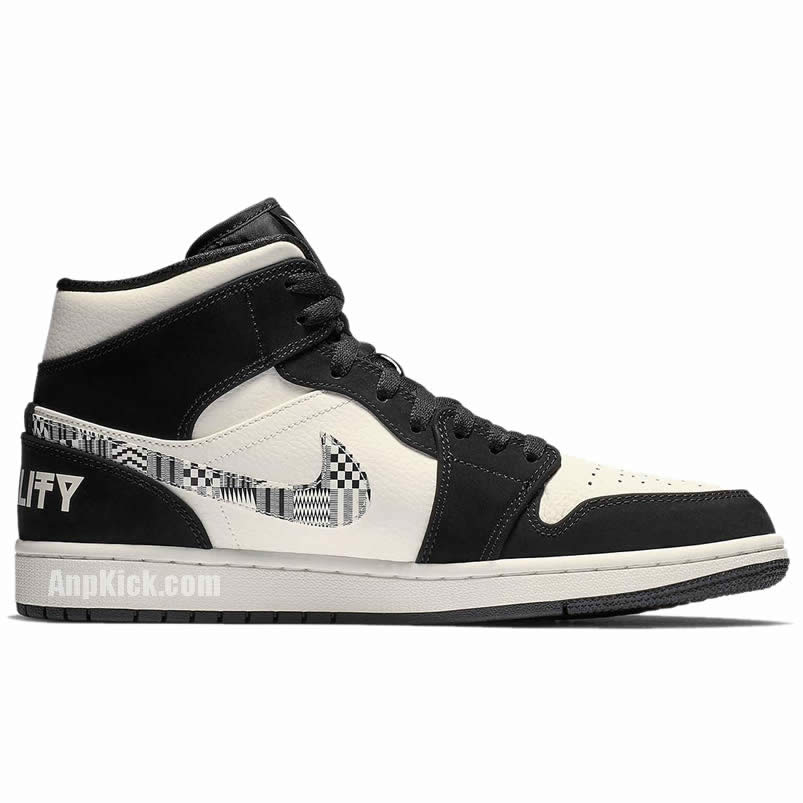 Air Jordan 1 Mid Bhm Equality 2019 Melo Aj1 Shoes 852542 010 (2) - www.newkick.vip