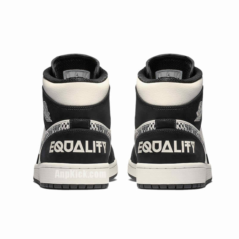 Air Jordan 1 Mid Bhm Equality 2019 Melo Aj1 Shoes 852542 010 (5) - www.newkick.vip