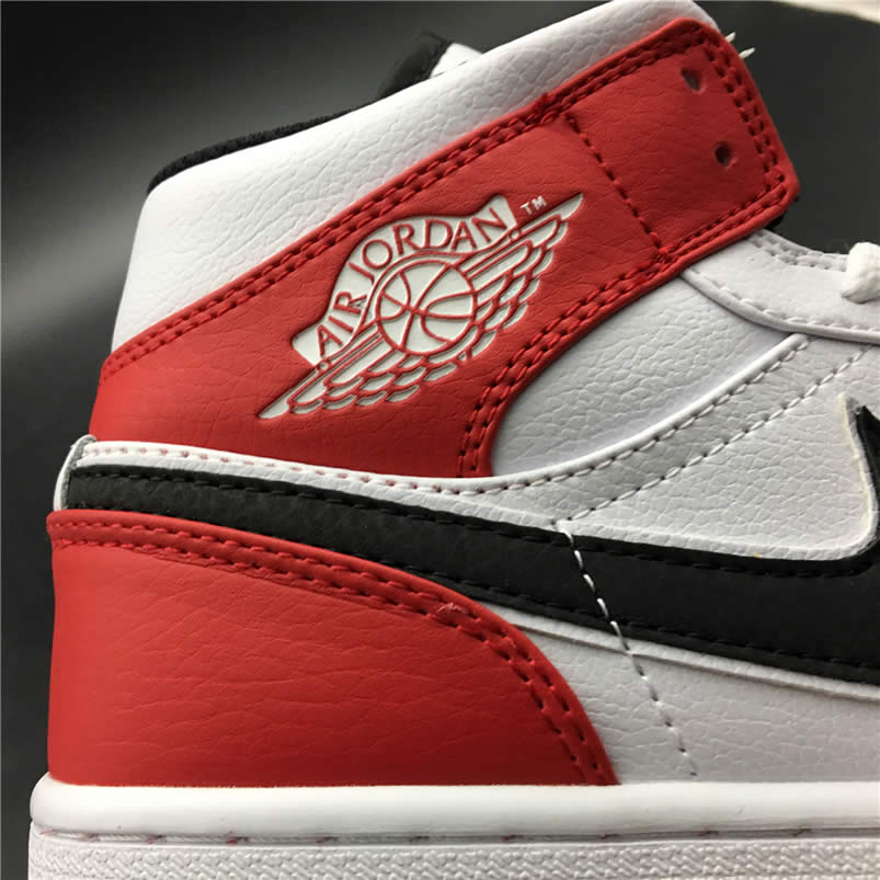 Air Jordan 1 Mid Gives The Bulls Aj1 White Red 554724 116 (2) - www.newkick.vip