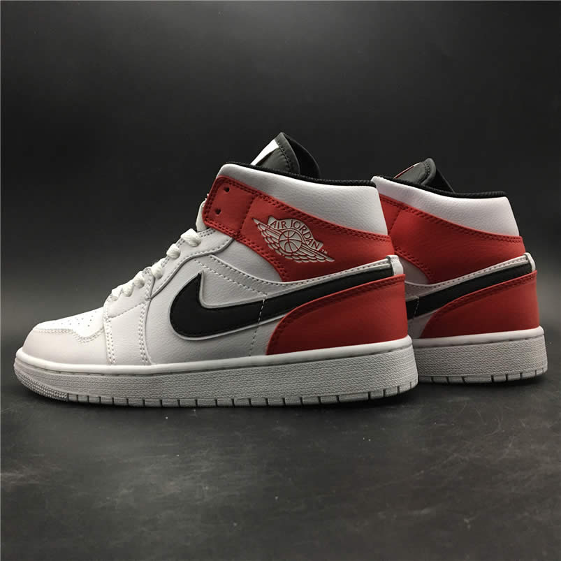 Air Jordan 1 Mid Gives The Bulls Aj1 White Red 554724 116 (7) - www.newkick.vip