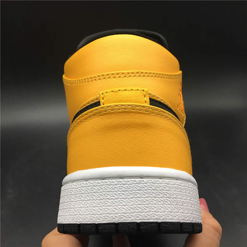 Air Jordan 1 Mid Shoes Taxi Yellow University Gold Aj1 554724 700 (16) - www.newkick.vip