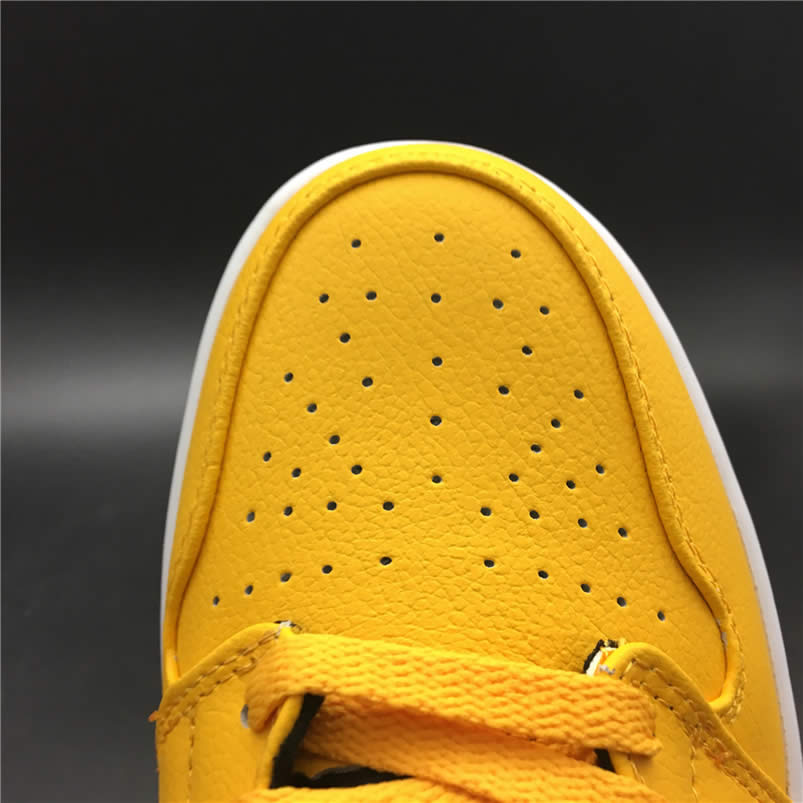 Air Jordan 1 Mid Shoes Taxi Yellow University Gold Aj1 554724 700 (17) - www.newkick.vip