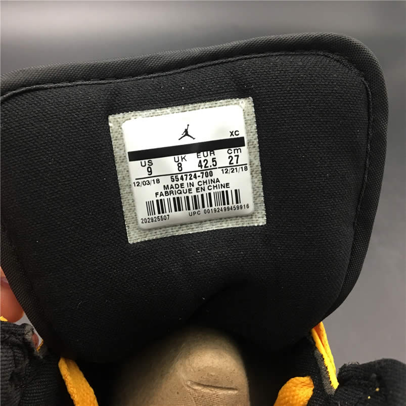 Air Jordan 1 Mid Shoes Taxi Yellow University Gold Aj1 554724 700 (18) - www.newkick.vip