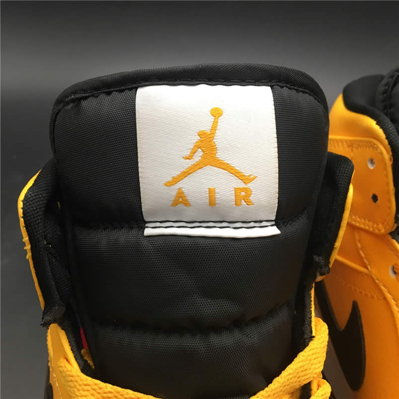 Air Jordan 1 Mid Shoes Taxi Yellow University Gold Aj1 554724 700 (19) - www.newkick.vip
