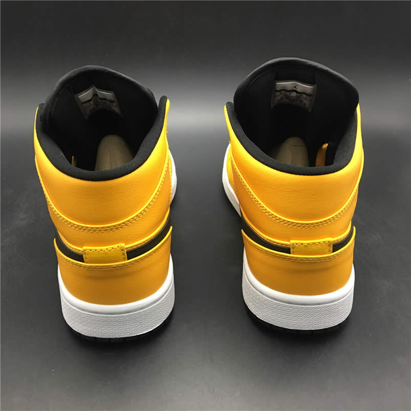 Air Jordan 1 Mid Shoes Taxi Yellow University Gold Aj1 554724 700 (3) - www.newkick.vip