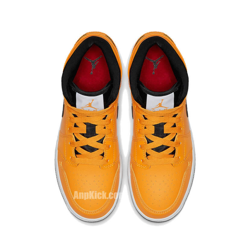 Air Jordan 1 Mid Taxi Yellow University Gold Aj1 554724 700 (4) - www.newkick.vip