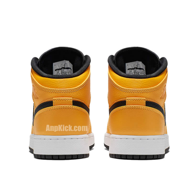 Air Jordan 1 Mid Taxi Yellow University Gold Aj1 554724 700 (5) - www.newkick.vip