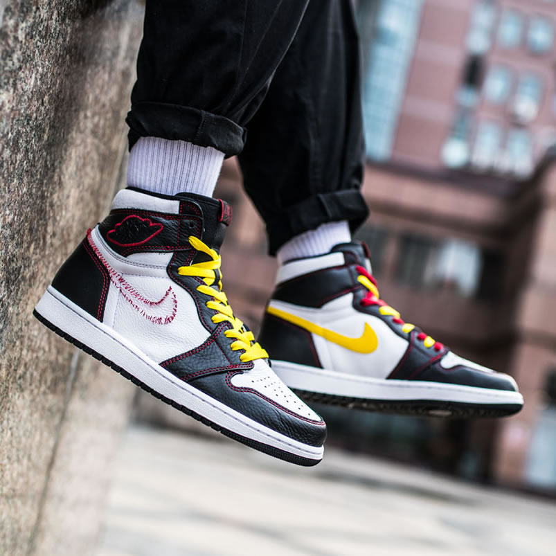 Air Jordan 1 Retro High Og Defiant Tour Dynamic Yellow On Feet Cd6579 071 (3) - www.newkick.vip