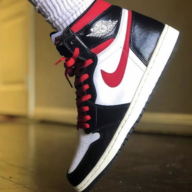 Air Jordan 1 Retro High Og Gym Red 2019 555088 061 On Feet (6) - www.newkick.vip