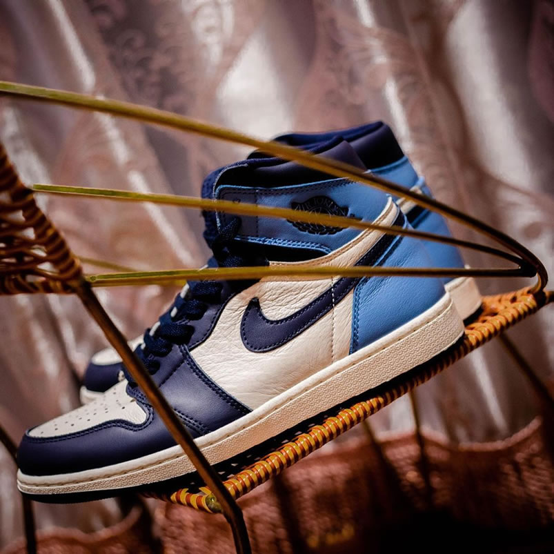 Air Jordan 1 Retro High Og Obsidian University Blue Unc 555088 140 (11) - www.newkick.vip