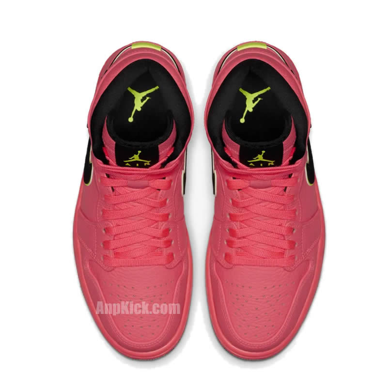 Air Jordan 1 Retro Premium Hot Punch Pink Womens Aq9131 600 (4) - www.newkick.vip