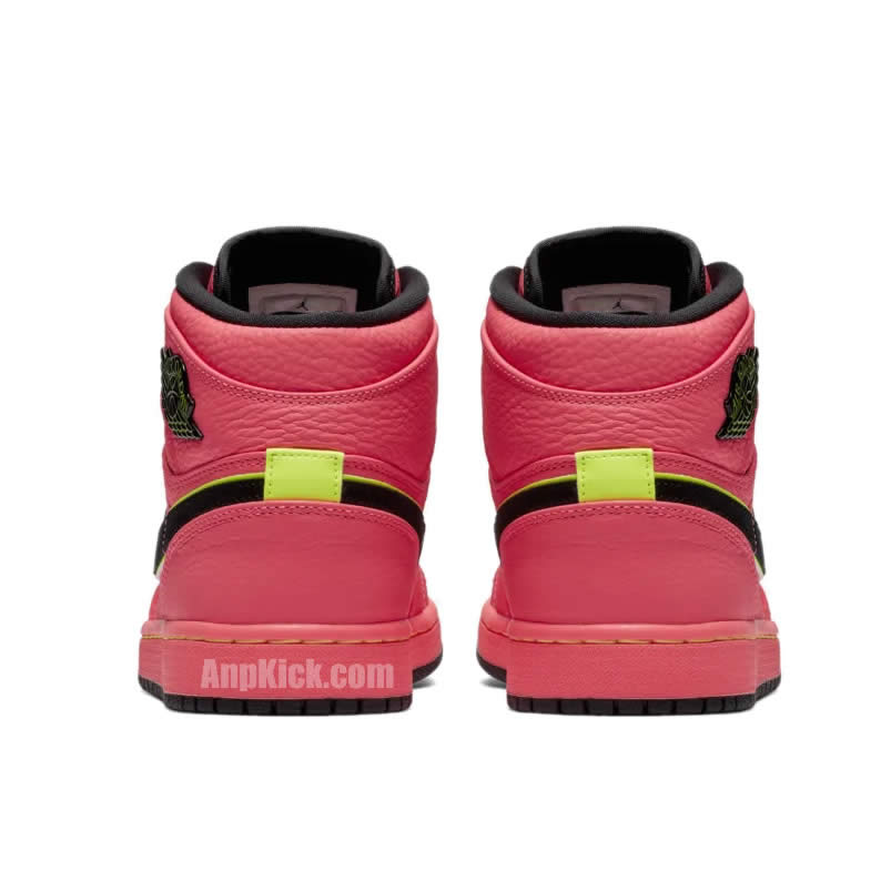 Air Jordan 1 Retro Premium Hot Punch Pink Womens Aq9131 600 (5) - www.newkick.vip
