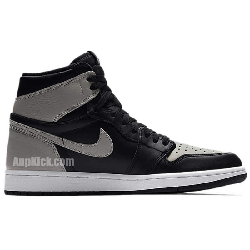 Air Jordan 1 'Shadow' Grey 2018 On Feet Mens GS Outfit Shoes 555088-013