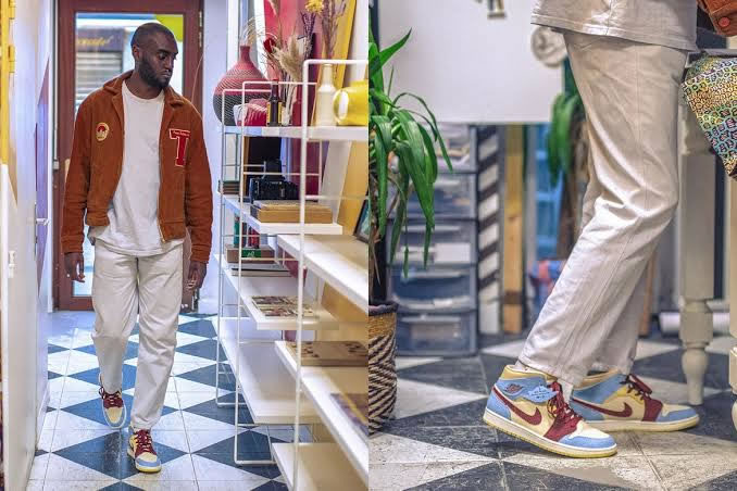 Maison Chateau Rouge Air Jordan 1 Mid Fearless Aj1 On Feet Outfit Cu2803 200 (2) - www.newkick.vip