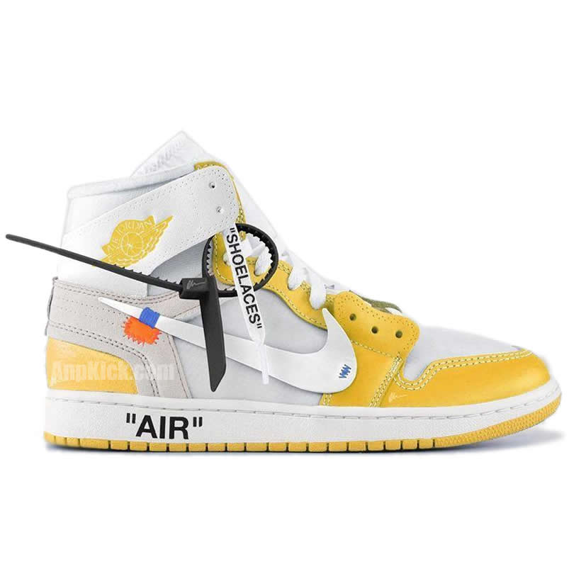 Off White Air Jordan 1 Yellow Chicago New Release Date For Sale (1) - www.newkick.vip