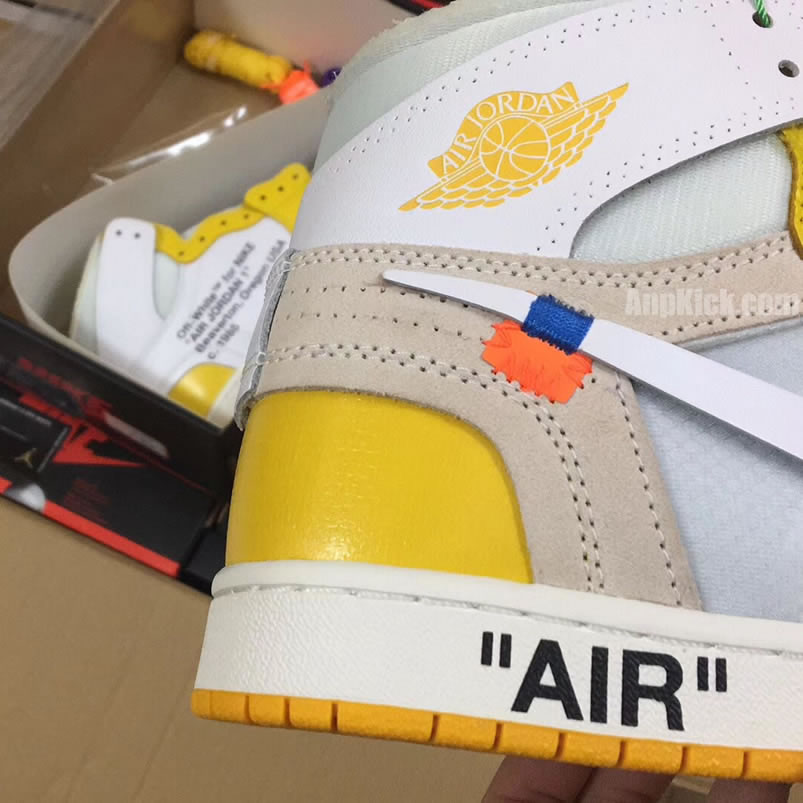 Off White Air Jordan 1 Yellow Chicago New Release For Sale (6) - www.newkick.vip