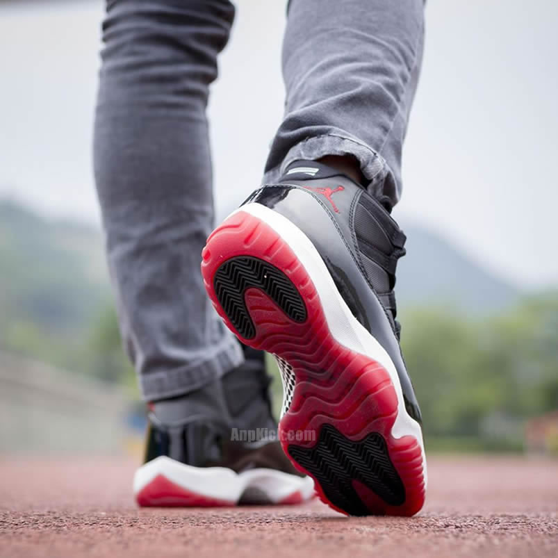 Air Jordan 11 Bred 2019 Black Red On Feet Release Date 378037 061 (9) - www.newkick.vip Air Jordan 11 Bred 2019 Black Red On Feet Release Date 378037 061 (9) - www.newkick.vip