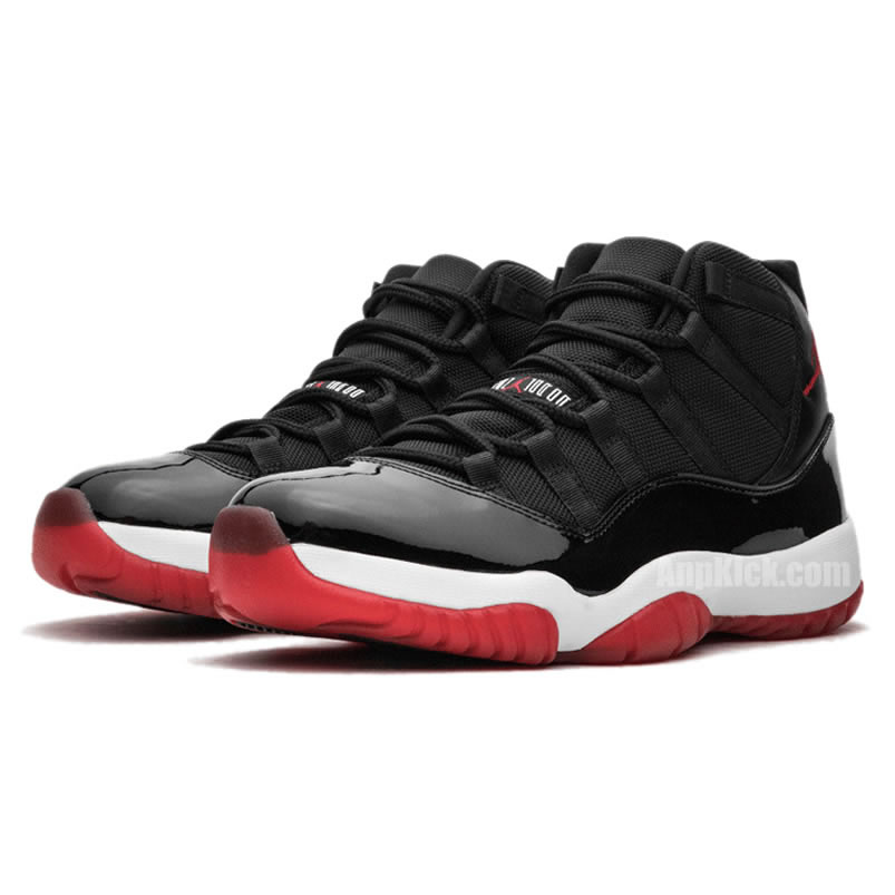 Air Jordan 11 Bred 2019 Black Red Release Date 378037 061 (1) - www.newkick.vip