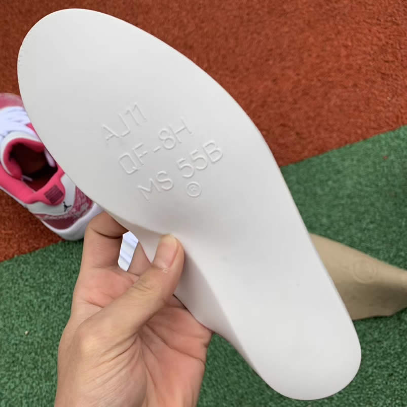 Air Jordan 11 Low Womens Wmns Snakeskin 2019 Pink Shoes Ah7860 106 (10) - www.newkick.vip