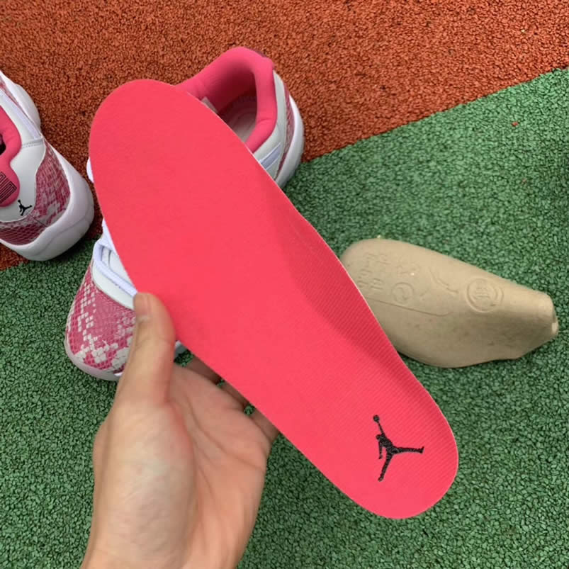 Air Jordan 11 Low Womens Wmns Snakeskin 2019 Pink Shoes Ah7860 106 (9) - www.newkick.vip