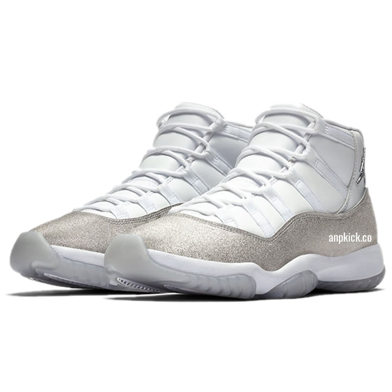 Air Jordan 11 Retro Wmns Metallic Silver Vast Grey Ar0715 100 (3) - www.newkick.vip
