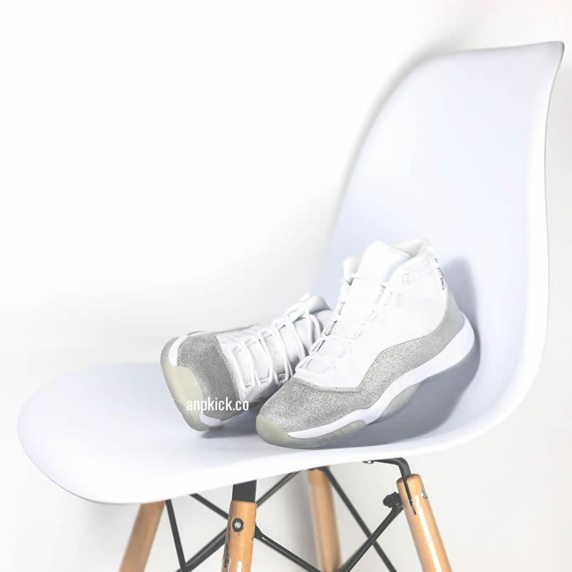 Air Jordan 11 Retro Wmns Metallic Silver Vast Grey Ar0715 100 (8) - www.newkick.vip