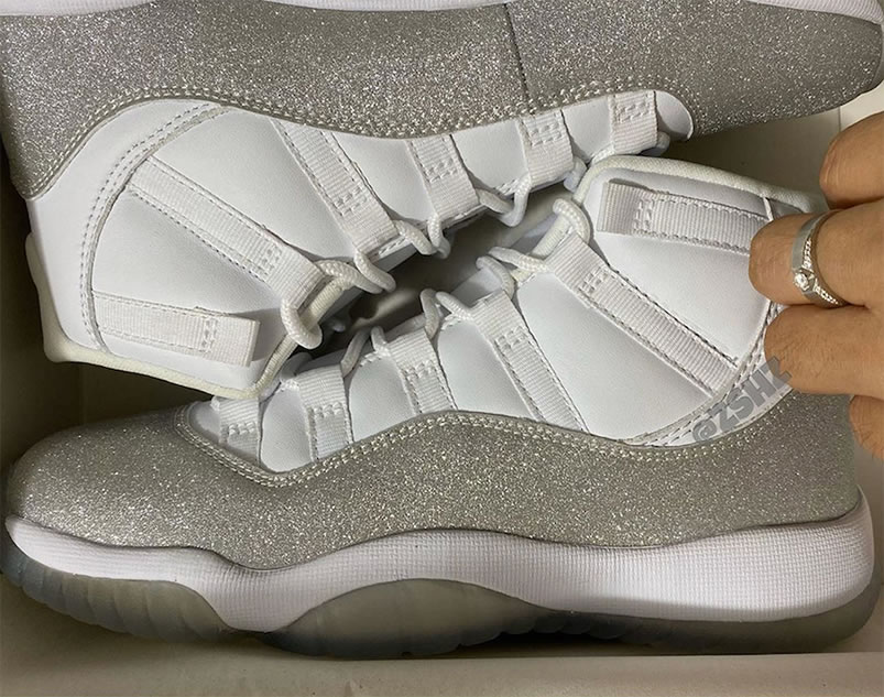 Air Jordan 11 Retro Wmns Metallic Silver Vast Grey Ar0715 100 (9) - www.newkick.vip