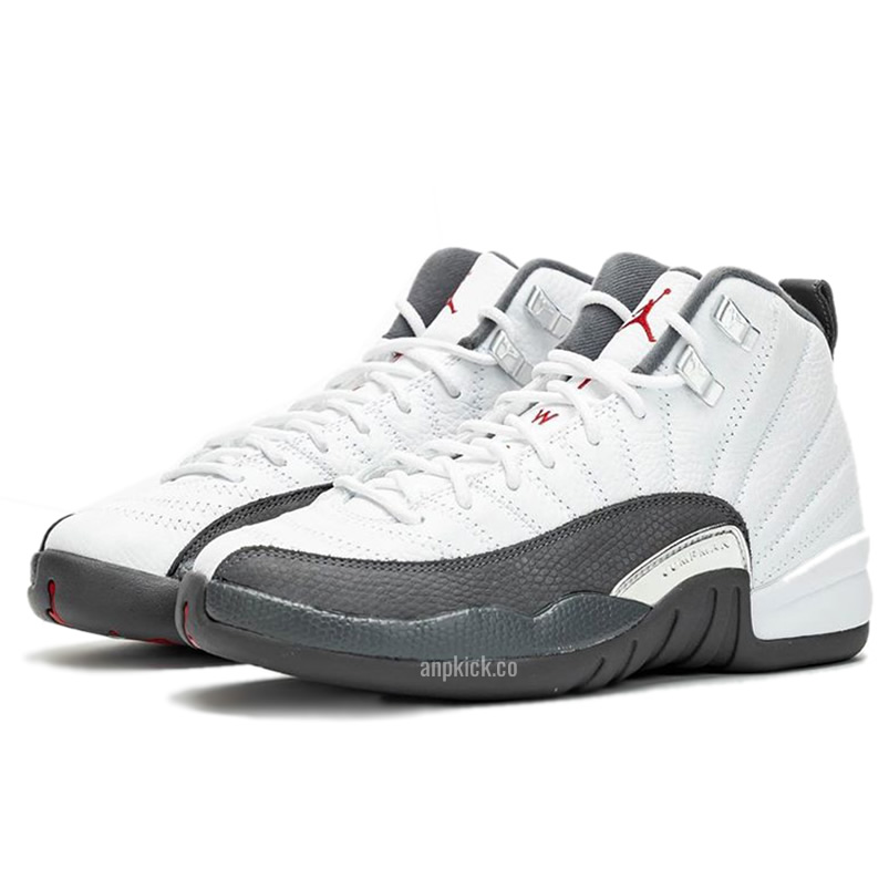 Air Jordan 12 White Dark Grey Gym Red Gs Release Date 130690 160 (3) - www.newkick.vip