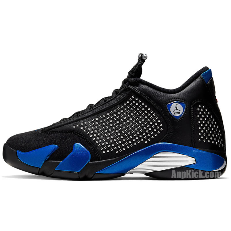 Supreme Air Jordan 14 Retro Black Blue Release Price Bv7630 004 (1) - www.newkick.vip