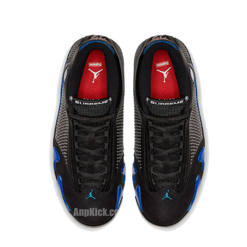 Supreme Air Jordan 14 Retro Black Blue Release Price Bv7630 004 (4) - www.newkick.vip