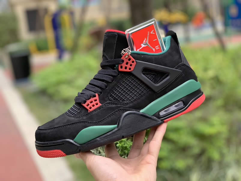Air Jordan 4 NRG Colorways Gorge Green x Gucci-Inspired AJ4 Release AQ3816-063 Pics