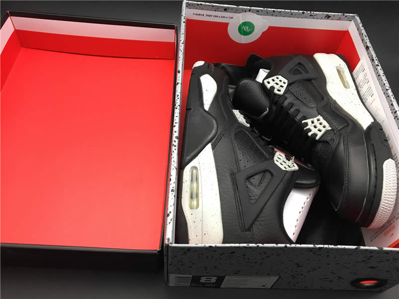 Air Jordan 4 Retro Ls Oreo Outfit Aj4 For Sale 314254 003 Pics (1) - www.newkick.vip