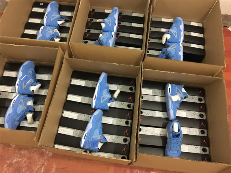 Air Jordan 4 Retro Unc 2019 Pe Sky Blue For Sale Aj4 1032070 (10) - www.newkick.vip