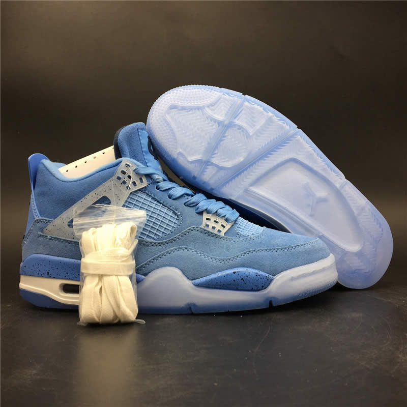 Air Jordan 4 Retro Unc 2019 Pe Sky Blue For Sale Aj4 1032070 (8) - www.newkick.vip