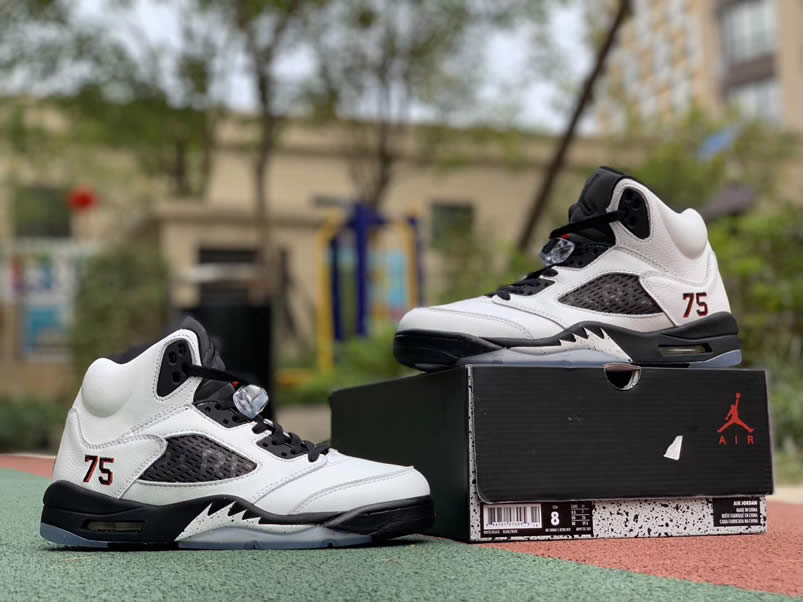 Air Jordan 5 Paris Saint Germain Friends Family Psg White Av9175 101 Detail Pics (4) - www.newkick.vip Air Jordan 5 Paris Saint Germain Friends Family Psg White Av9175 101 Detail Pics (4) - www.newkick.vip