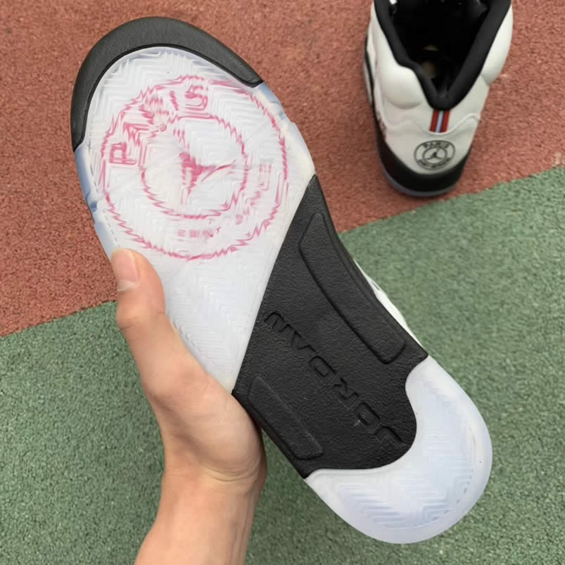 Air Jordan 5 Paris Saint Germain Friends Family Psg White Av9175 101 Detail Pics (10) - www.newkick.vip