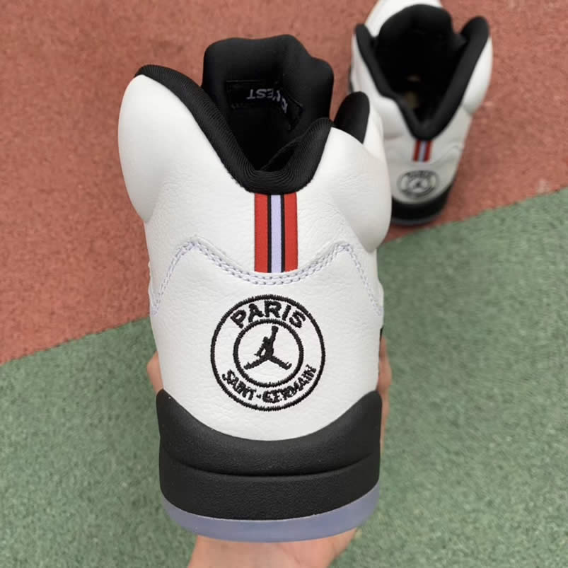 Air Jordan 5 Paris Saint Germain Friends Family Psg White Av9175 101 Detail Pics (8) - www.newkick.vip