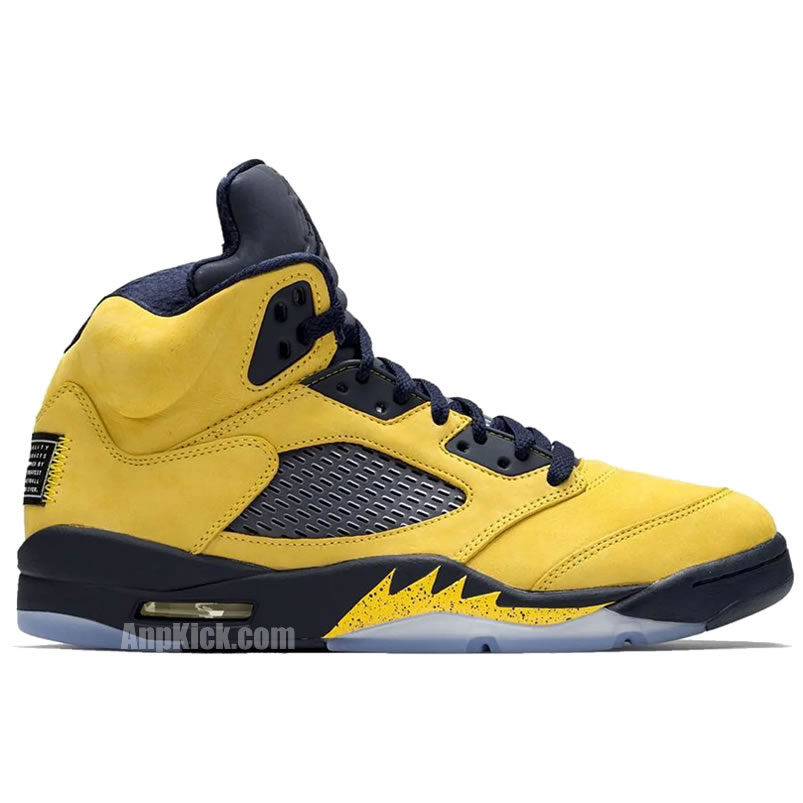Air Jordan 5 Sp Yellow Michigan 2019 Inspire Cq9541 704 (2) - www.newkick.vip