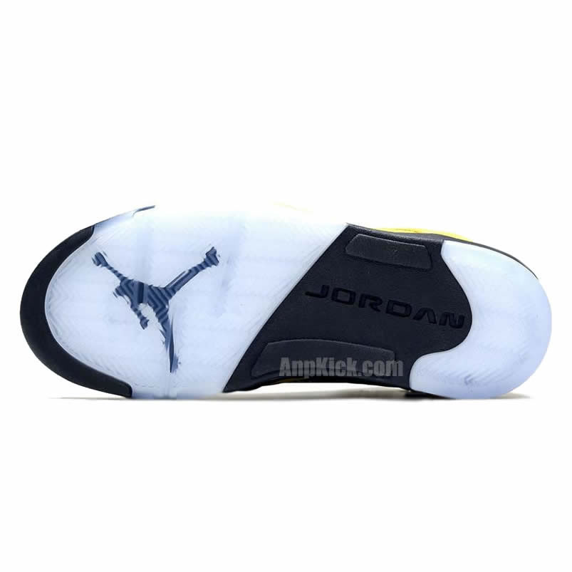 Air Jordan 5 Sp Yellow Michigan 2019 Inspire Cq9541 704 (5) - www.newkick.vip