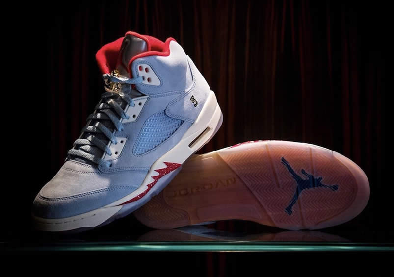 Trophy Room Air Jordan 5 Retro Jsp Ice Blue University Red Ci1899 400 (6) - www.newkick.vip