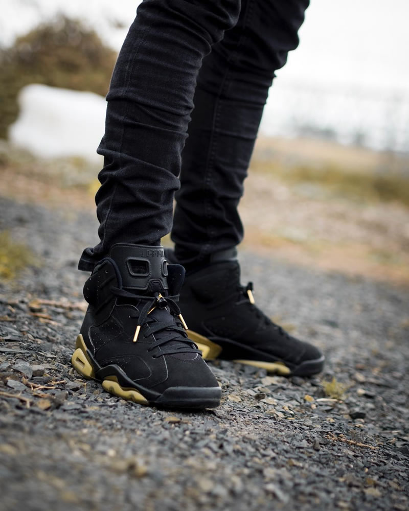 Air Jordan 6 Retro Dmp 2020 Black Gold On Feet Release Date Ct4954 007 (2) - www.newkick.vip