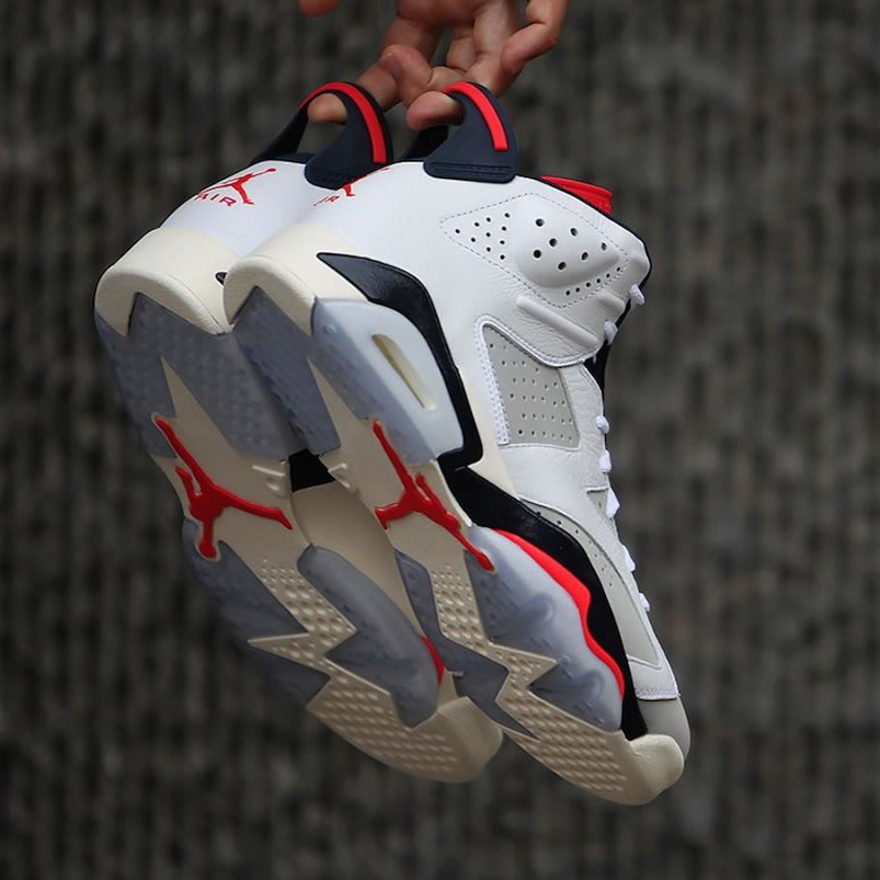 Air Jordan 6 Tinker Hatfield White Infrared In Hand 384664 104 (1) - www.newkick.vip