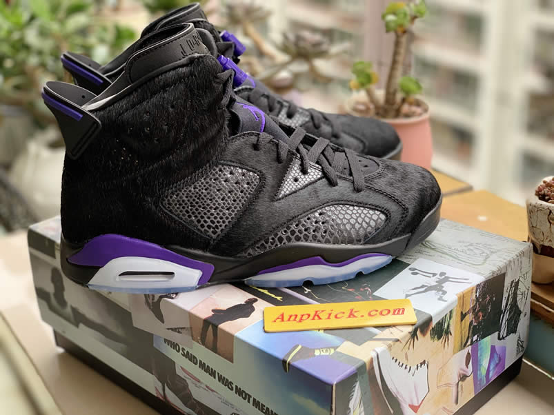 Air Jordan 6 Prm Pony Hair Black Cow Fur Social Status Ar2257 005 (10) - www.newkick.vip