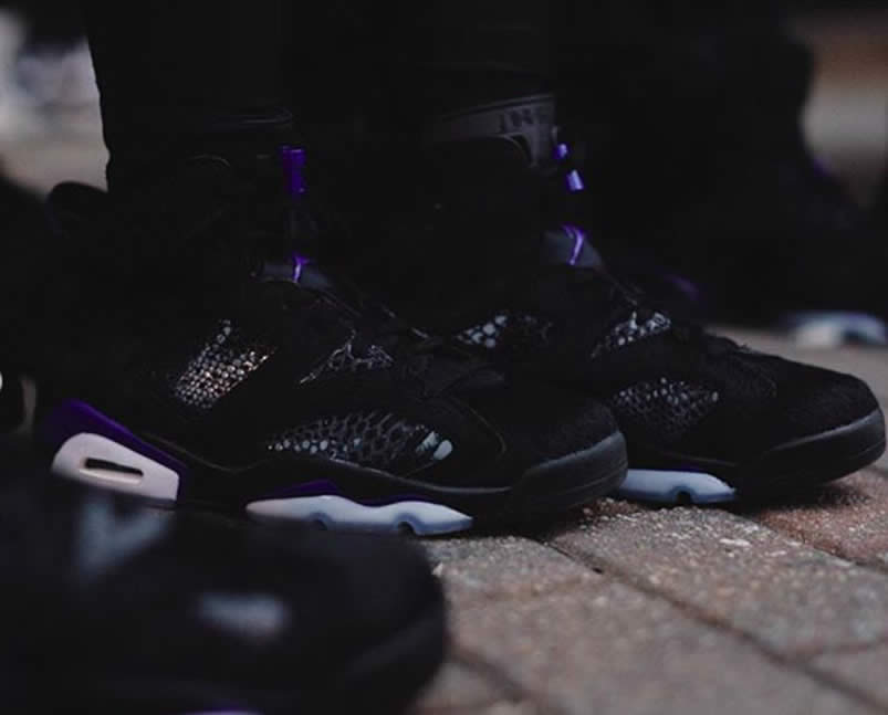 Social Status Air Jordan 6 Prm Pony Hair Black Cow Fur On Feet Ar2257 005 (1) - www.newkick.vip