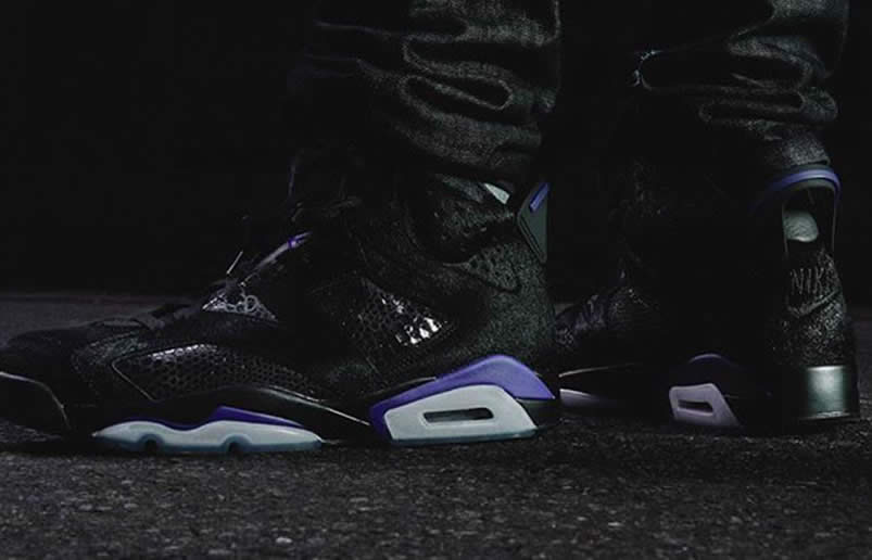 Social Status Air Jordan 6 Prm Pony Hair Black Cow Fur On Feet Ar2257 005 (2) - www.newkick.vip
